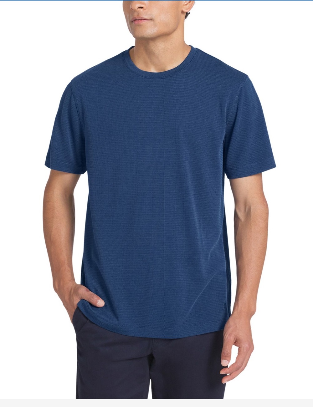 Lands' End Men's Tee Shirt Blue XXL
